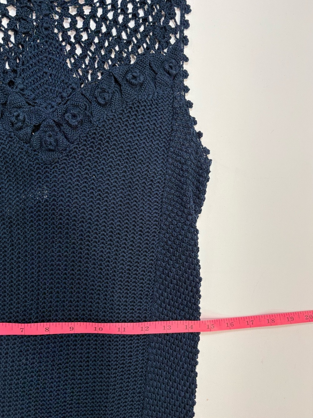 Ulla Johnson Navy Crochet Mini Dress - Picture 11 of 12